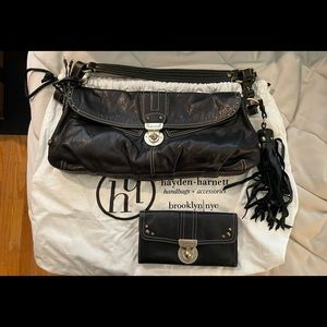 Hayden Harnett shoulder bag and matching wallet